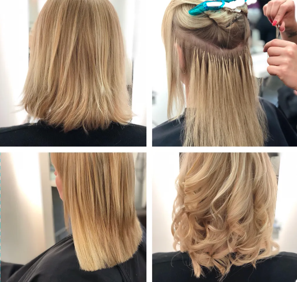 Great Lengths Haarverlängerung bei Friseur Schneider: Einsetzen der Echthaarsträhnen bis zum fertigen Style